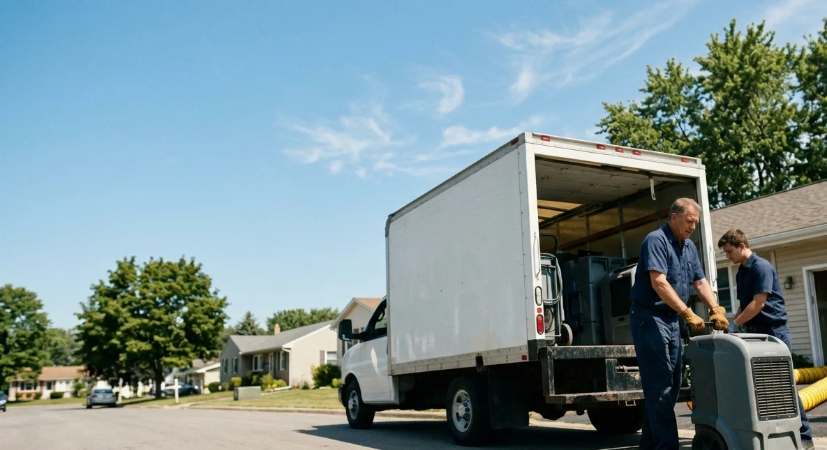 Water Damage Cleanup in Livingston, IL near me
